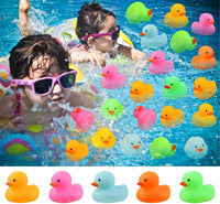 50pcs Mini Rubber Ducks Bath Toys - 100 - image 3