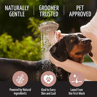Tauro Pro Line Deshedding Dog Shampoo, Natural Pet Wash, Coat Regrowth Formula for Sensitive Skin & Shedding Control, Deodorizing for Smelly Dogs (Fur Growth - 13.5 Fl Oz)