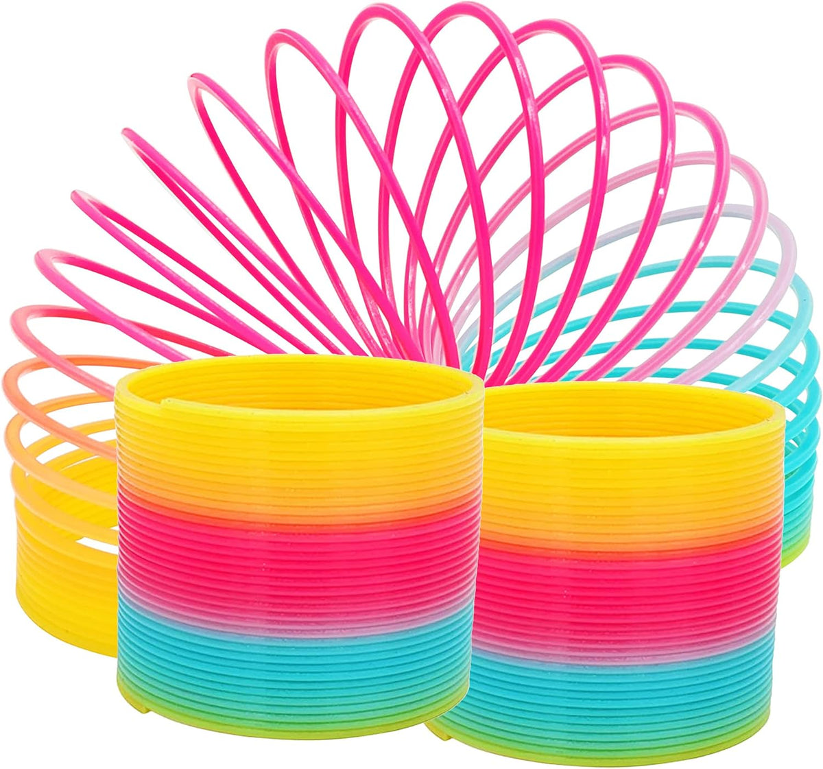 The Dreidel Company Plastic Multicolor Coil Spring - 2-Pack