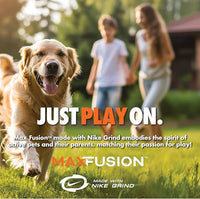 Max Fusion with Nike Grind, Dog Chew Toy, Arlee Weeble Treat Dispensing Toy for Dogs, Durable & Interactive for Pets, L
