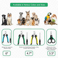 Candure Cat Nail Clippers for Cats, Rabbits, Hamsters, Birds - Stainless Steel Trimmer with Precise Angled Edges for Easy & Safe At-Home Grooming