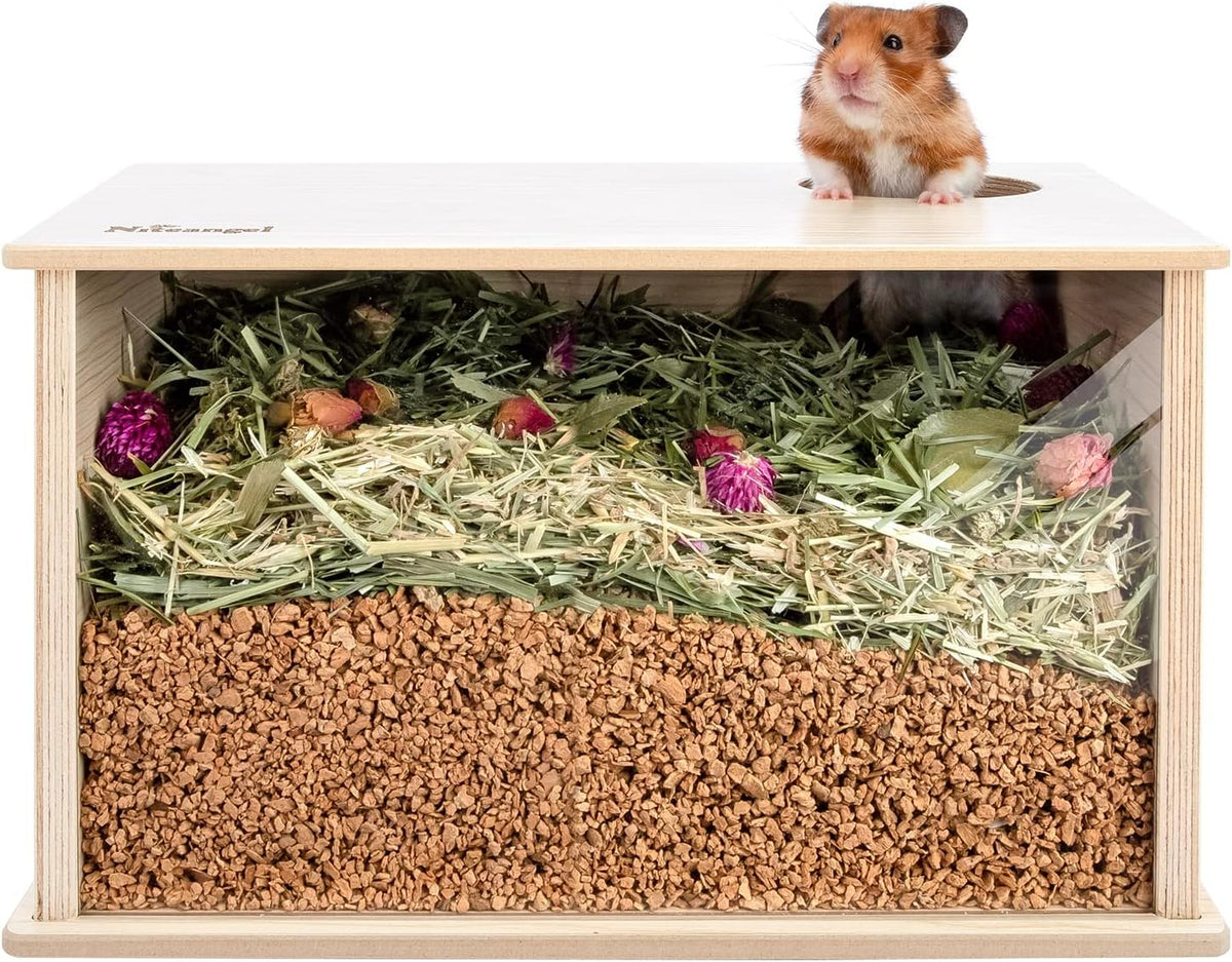 Niteangel Visible Hamster Digging Box for Syrian Dwarf Roborovski