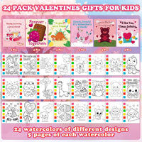 Cracoring 24 pack Halloween paint with water party favors with treat bags and brushes - view 6