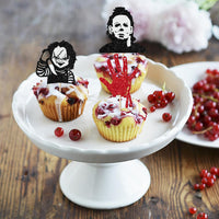 Rsstarxi 24 Pack Ghost Baby Boo Cupcake Toppers Glitter Spooky Little - Design 30 - image 3