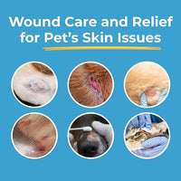 Hot Spot Gel for Dogs and Cats - Dog Wound and Skin Irritation Solution, Pet Emergency Kit, Hydrogel Ointment for Cuts, Burns, Itch, Skin Issues, and Pet Restoration & Wellness - 1.5 Oz