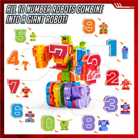 JOYIN 10 Pcs Number Robots Educational Toys, Number Robots - image 3