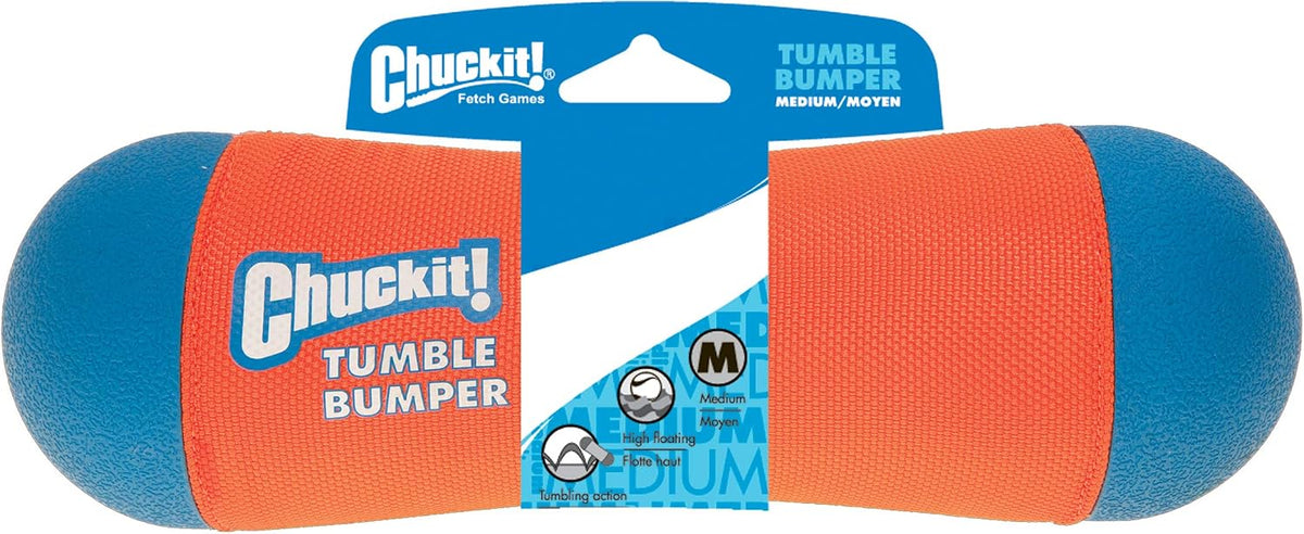 Triangular Fetch & Tug Dog Toy by Chuckit! – Essentials for Dogs - Medium / Tumbler Bumper