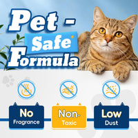 Crystal Cat Litter for Long-Lasting Odor Control, Non-Clumping - 17.2 lb / Low Tracking - image 4