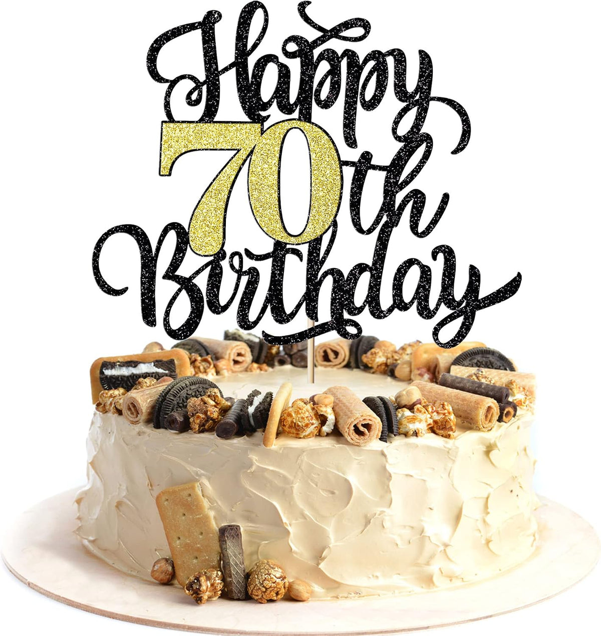 Happy 75th Birthday Cake Topper, 75th Birthday Cake Decorations – Fun for Kids & Family - 70 - image 4