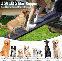 Extra Wide 20" Dog Stairs for Large Dogs - Upgraded 63" L x 17.3" W - image 3