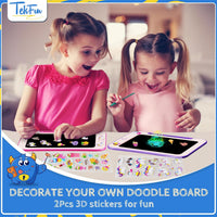 TEKFUN 2 Pack LCD Writing Tablet with Stylus - Purple / 8.5 inches - image 3