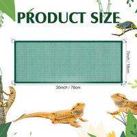 Silkfly Large Beard Dragon Hammock, Brown - 28 x 9 inch / Rectangle / Green and Black - image 2