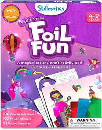 Skillmatics Foil Fun Unicorn & Princesses, Foil Art & Craft - 3. Unicorns & Princesses