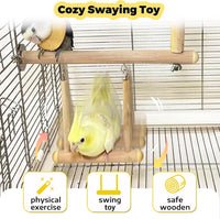 Bird Spinning Perch & Swing Toy Combo - image 4