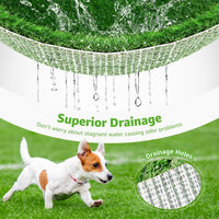 Dog Grass Pee Pads, 26''x 17'' - 20"x25" Hemmed Edge - image 3