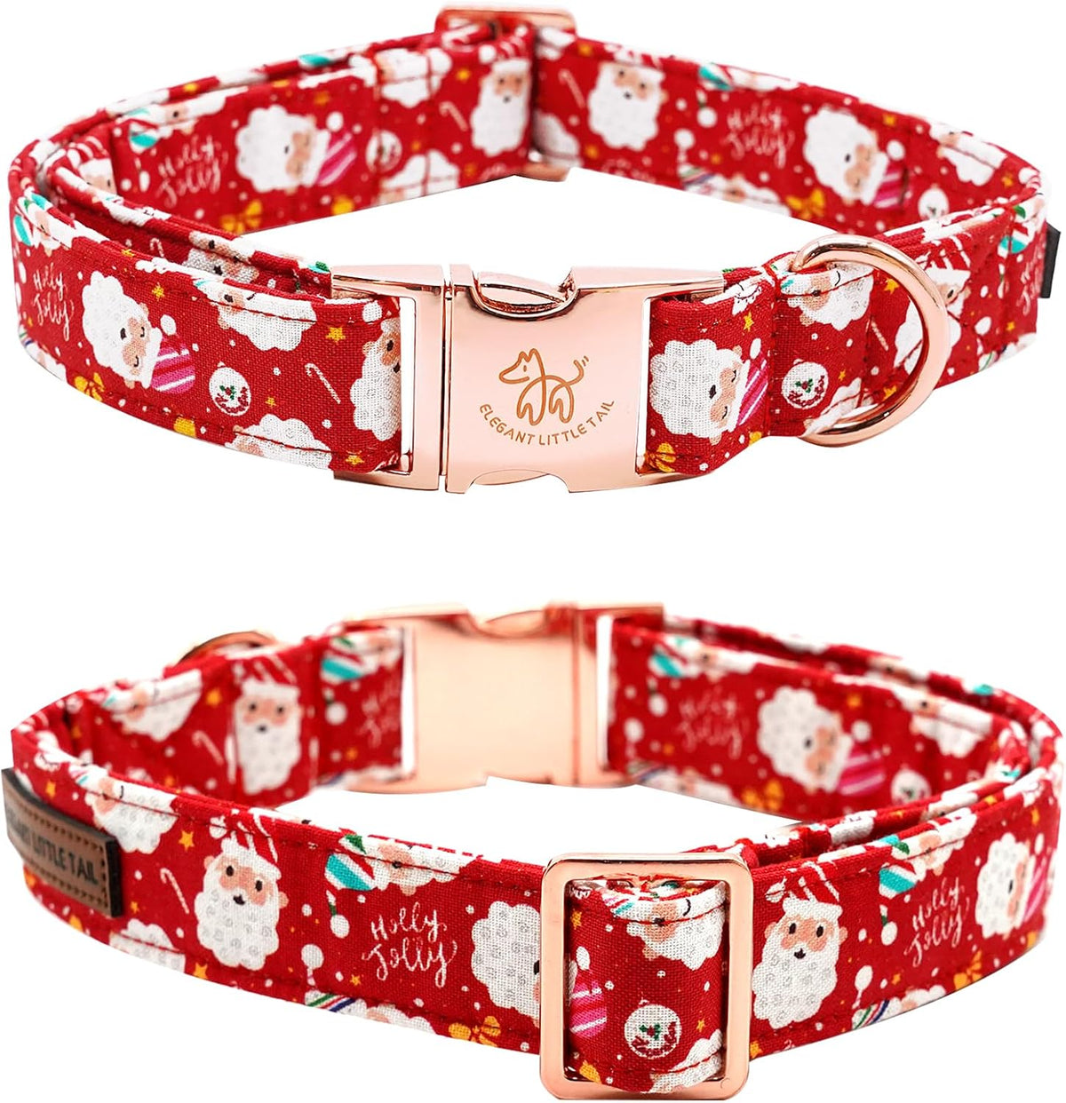Elegant little tail Fall Dog Collar - Santa Claus / X-Small (Pack of 1) - image 3