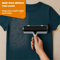 Pet Hair Remover with Fur Collector - Easy to Use Pet Hair Removal Tool - Cat & Dog Hair Remover for Couch, Furniture, Clothes, Bedding, Car - Reusable Lint Roller