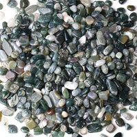 Fluorite Aquarium Gravel Rocks Natural Tumbled Healing Crystal Chips - Z-aquatic Agate / 0.44 Pound