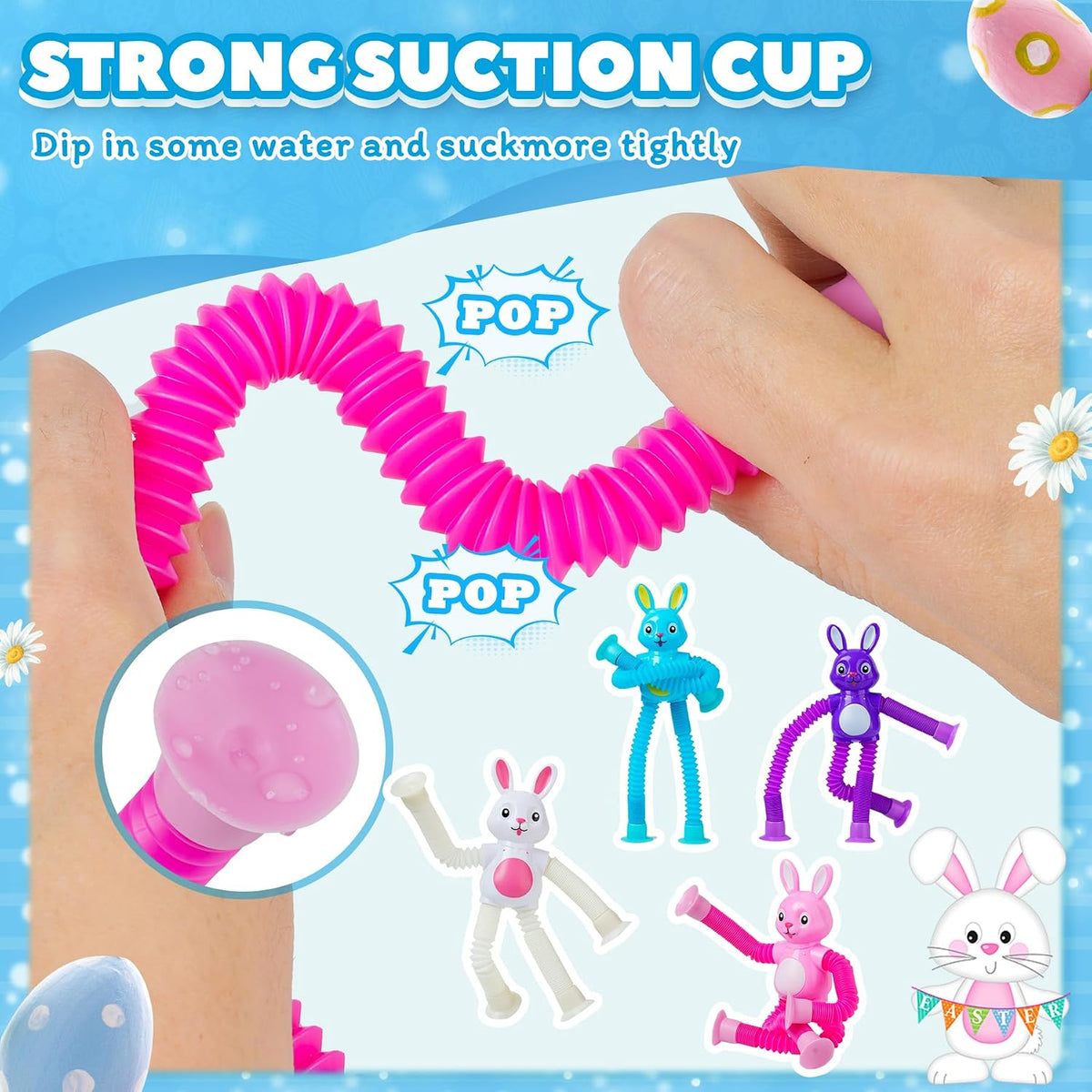 Halloween Pop Tubes Sensory Toys - Bunny - image 3