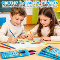 Jyusmile colored pencils bulk set, 432 pre-sharpened pencils in 36 individually wrapped packs - view 7