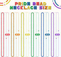EOBOH 12PCS Mardi Gras Beads, Gold Beaded Necklace Stuff Set - Pride / 12 - image 3