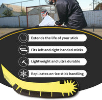 Wraparound Hockey Stick Blade Protector for Off Ice Training - Black / 1 Pack - image 3