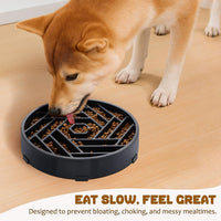 WHIPPY Slow Feeder Dog Bowl - black - image 3