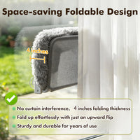 Foldable Cat Window Perch - Gray / 26.7''x18'' - image 3