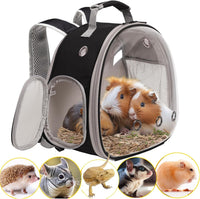 Bearded Dragon Travel Carrier, Lizards Carrier - Black / Backpack - image 2