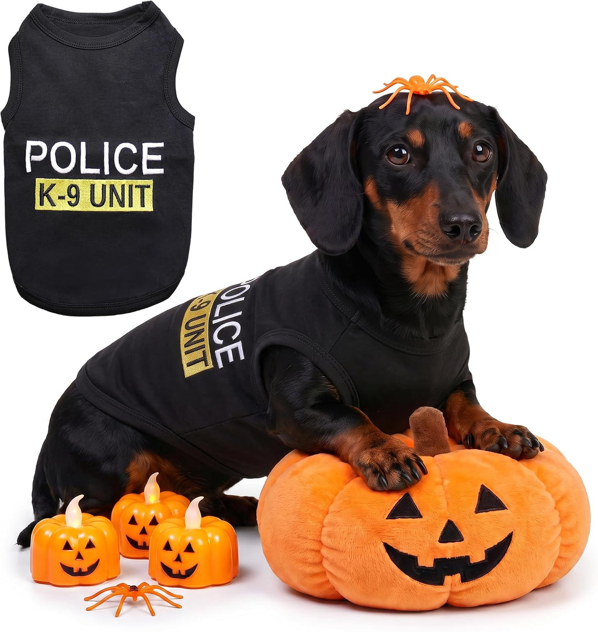 Parisian Pet Dog Halloween Costume - Police / X-Large