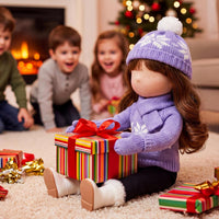 Bencailor Christmas doll clothes for 18 inch dolls in red and white cowgirl style with hat and boots - view 11