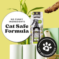 Pet-Pourri Smell Ya Litter Cat Litter Deodorizer Spray, 3.4 Fl Oz, Up to 170 Uses, Pet Odor Remover with Essential Oils for Air, Carpet, Urine, Vet Recommended, Bergamot Bamboo Scent