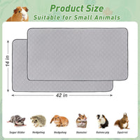 2Pack Guinea Pig Cage Liners - 12 In Grid Length / C&C 1x3(14" x 41") 2Pack - image 2