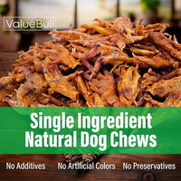 ValueBull Chicken Feet for Dogs, 400 Count Bulk Pack - All Natural Dog Chew, Hip and Joint Chew, Single Ingredient Dog Treat