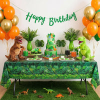 NatNarr 3 Pack Wood Grain Plastic Tablecloths - Forest Path - image 3