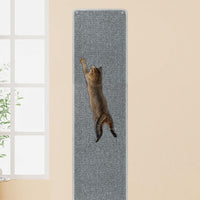FHTONGE 71x15.8" Thickened Cat Wall Climbing Carpet with 16 Fixed - Highclass Grey / 71x15.8"(180x40cm)