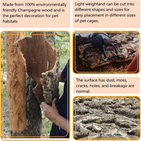 BNOSDM 4PCS Cork Bark Background - 4PCS-11.8”x7.9” - image 3