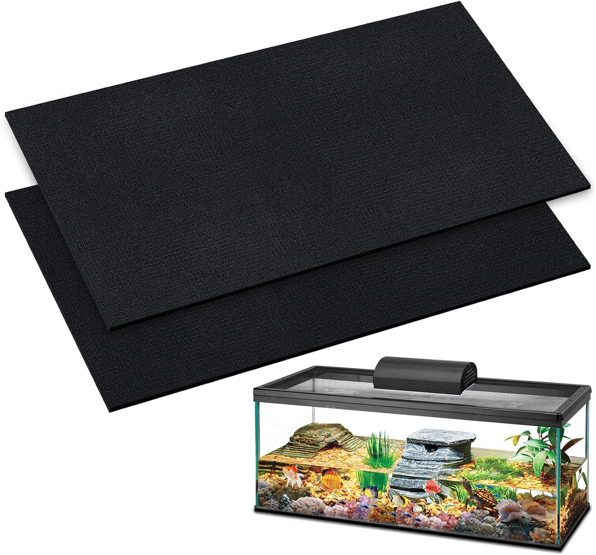 48x24 Inch Aquarium Leveling Mat - No Glue / 15 x 30 Inch