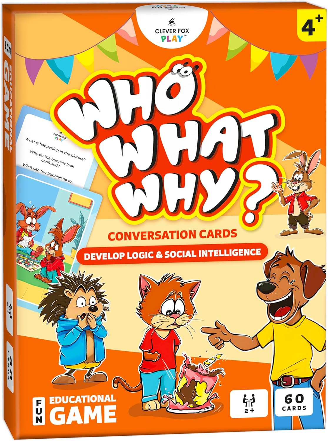 Who What Why Conversation Cards for Kids - Logic & Social Intelligence