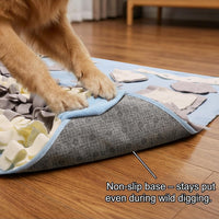 Snuffle Mat for Dogs: Slow Food Interactive Experience – Essentials for Dogs - Blue / Large 38x38 inch - image 4