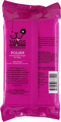 Wags & Wiggles Hypoallergenic Dog Wipes, Fragrance-Free - Very Berry - Multipurpose / 100 Count (Pack of 1) - image 3