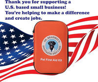 Dr Brahmsy’s Pet First Aid Kit – Emergency Kit for Dogs, Perfect for Travel, Camping & Hiking Essentials