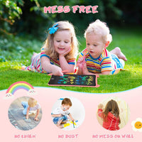 EooCoo Kids LCD Writing Tablet, Stocking Stuffers for Toddler - 8.5”Pink&Blue - image 4