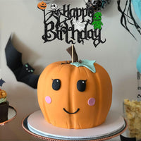 Gyufise Halloween baby shower cupcake toppers with Oh Baby ghost designs on picks - view 25