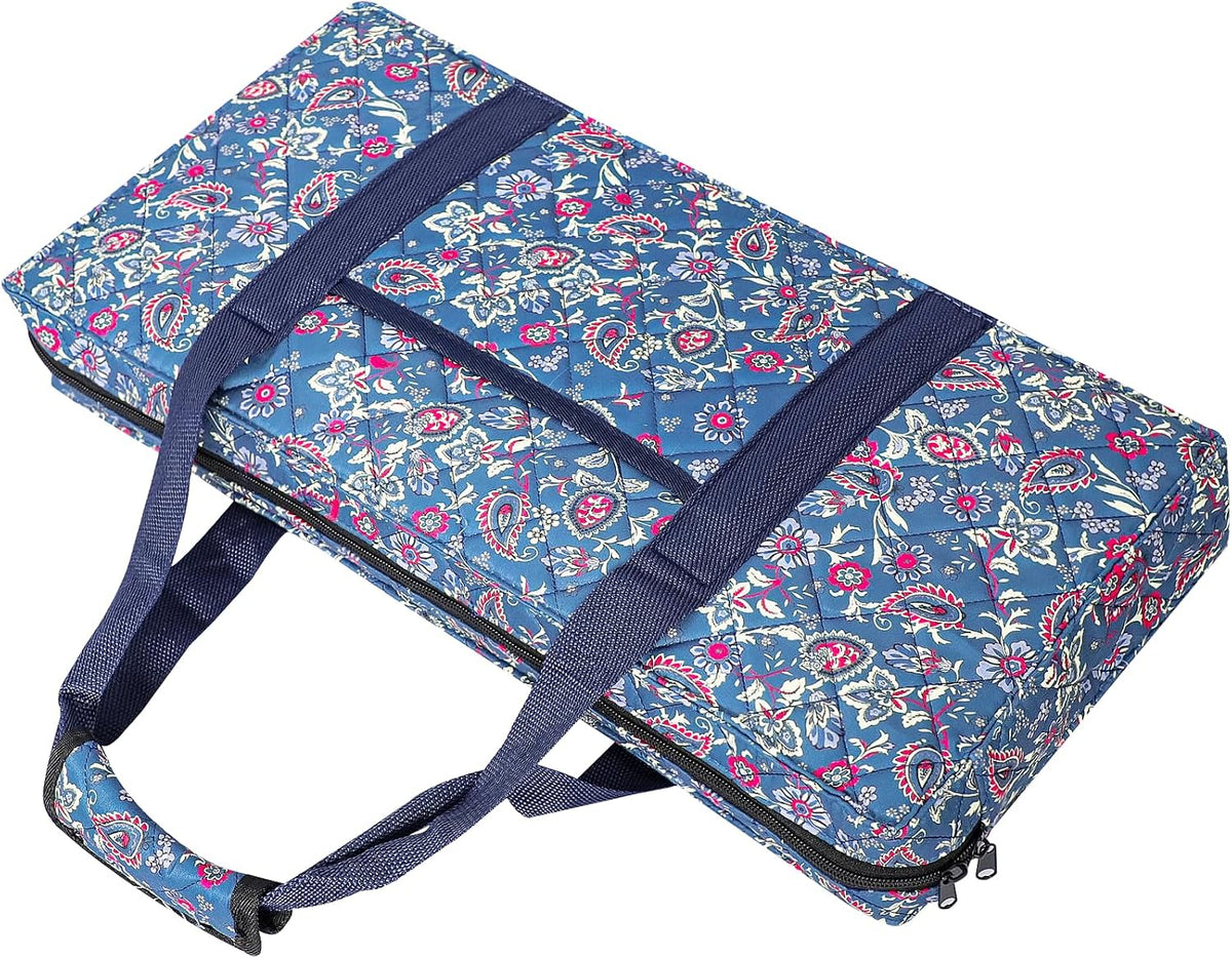 Jongyance American Mahjong Set with Blue Carrying Bag - Red and Blue - image 2