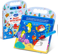 JoyCat Farm Water Coloring Book for Toddler Kids, 13 Pages - Under the Sea