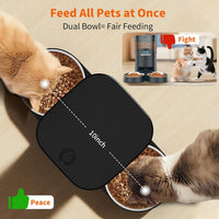 HoneyGuaridan Automatic Cat Feeder for 2 Cats - S25D - image 2