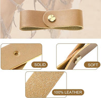 Chunful 6 Pcs Halter Breakaway Replacement Strap Breakaway Halter Replacement Straps Horse Leather
