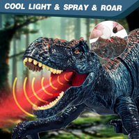 Sunrad Remote Control Dinosaur Toys for Kids Boys 3-5 4-7 8-12 Year - Blue - image 2