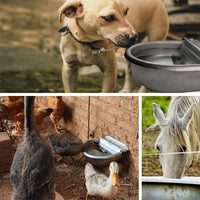 Automatic Water Dispenser Dog Water Bowl 304 Stainless Large Pet - Stainless Steel / Large - image 2
